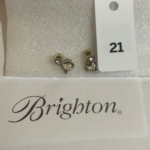 # 21 Pair of Brighton Drop Earrings with Stones.